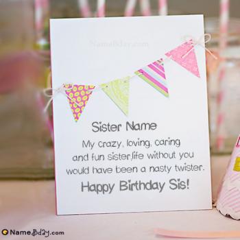 Birthday Cards For Sister