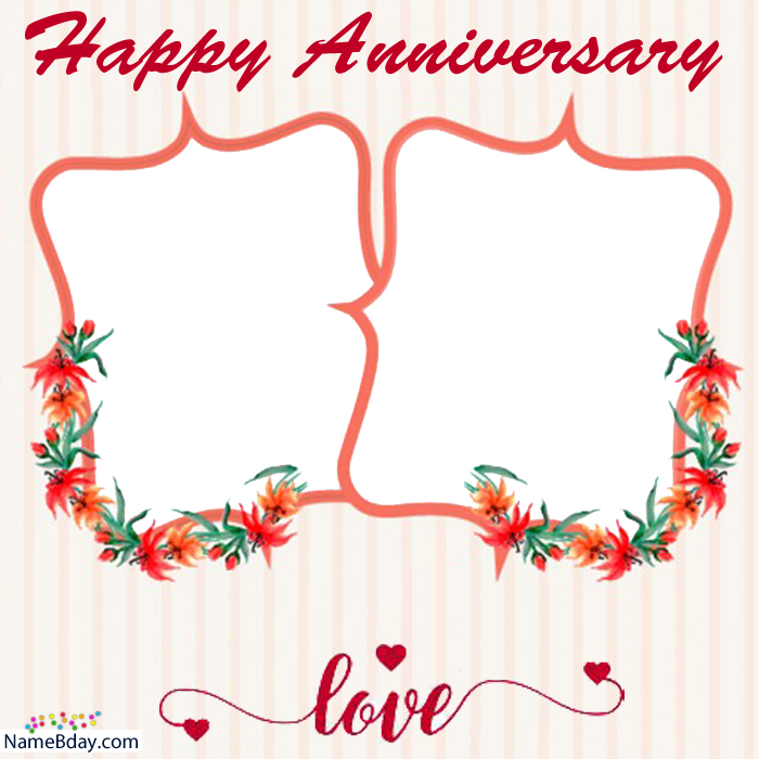 Wedding Anniversary Photo Editing Online Free