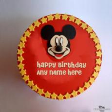 Mickey Mouse Cake For Kids Boys With Name