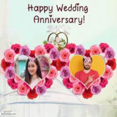 Online Wedding Anniversary Photo Frames Free Download