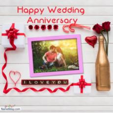 Romantic Couple Happy Anniversary Photo Editing