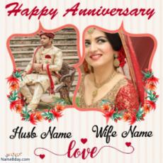 Wedding Anniversary Photo Editing Online Free