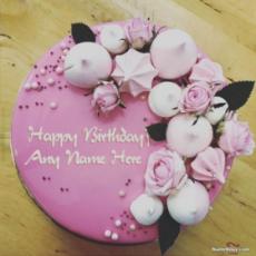 Write Name On Birthday Cake For Sister With Photo