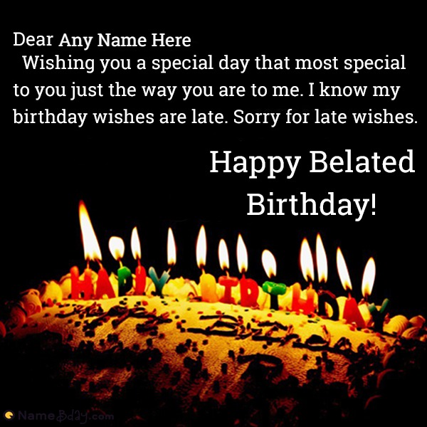  Belated Birthday Wishes For Brother With Name