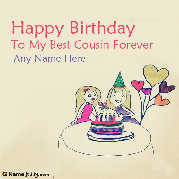 Birthday Wishes For Cousin Sister With Name