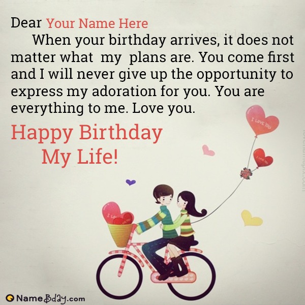 Best Birthday Quotes For Lover With Name