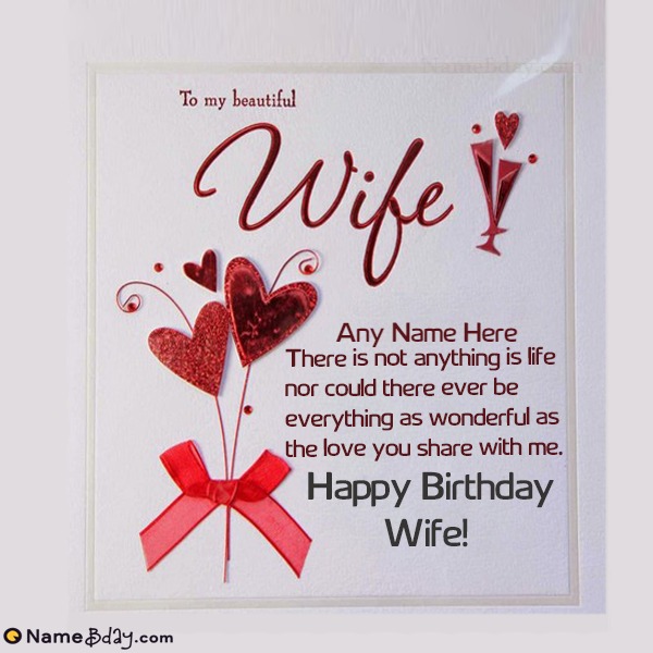Birthday Card For My Wife Kids Birthday Party