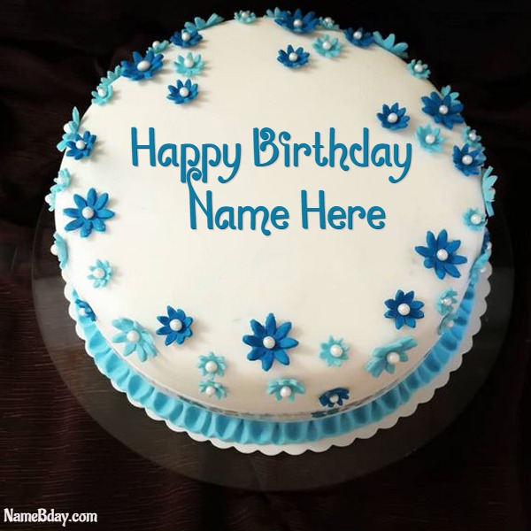 Professional Birthday Cake With Name