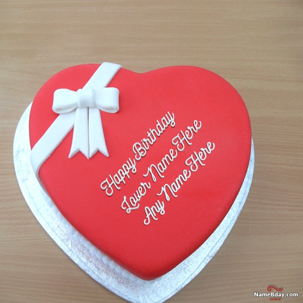 Write Name On Birthday Cake For Lover With Photo