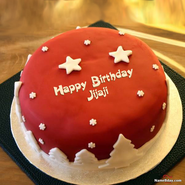 Happy Birthday Jijaji Images of Cakes Cards Wishes