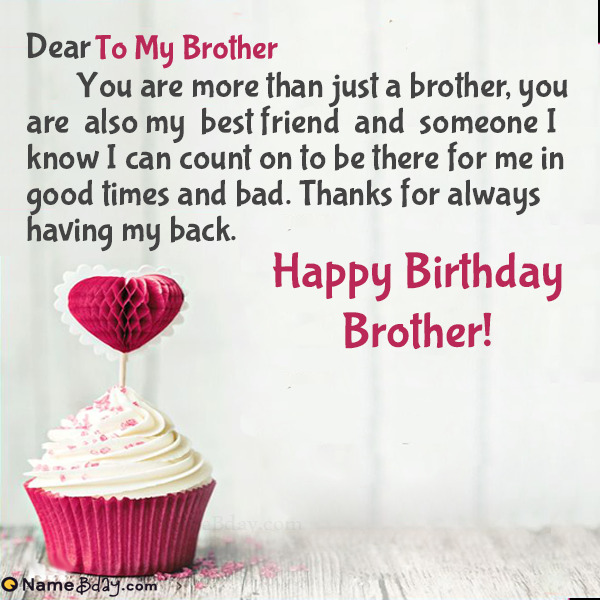 Happy Birthday To My Brother Images Of Cakes Cards Wishes
