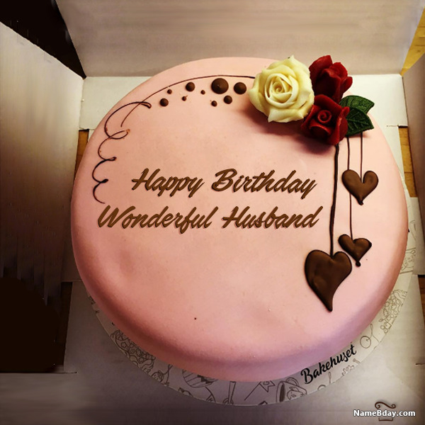 Happy Birthday Wonderful Husband Images Of Cakes Cards Wishes